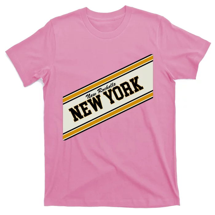 New Rochelle New York Varsity Logo T-Shirt