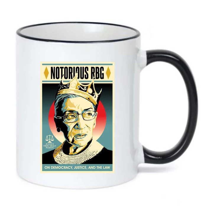 Notorious Rbg Black Color Changing Mug