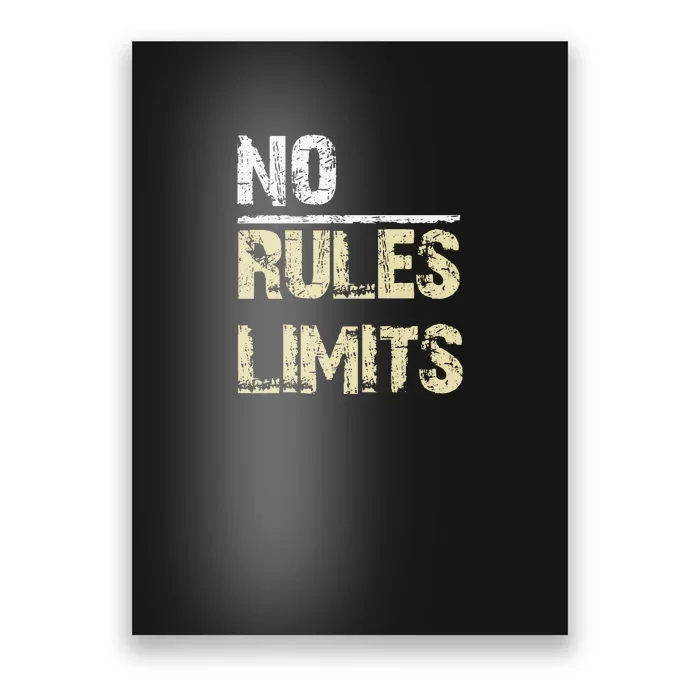 No Rules No Limits Poster