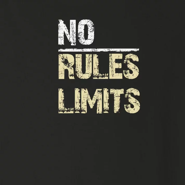 No Rules No Limits Toddler Long Sleeve Shirt