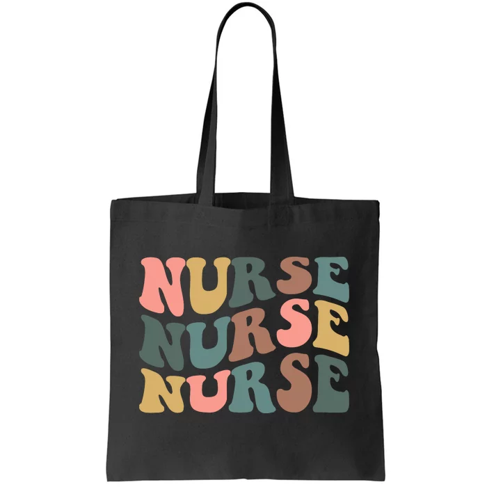 Nurse, Retro Nurse Tote Bag