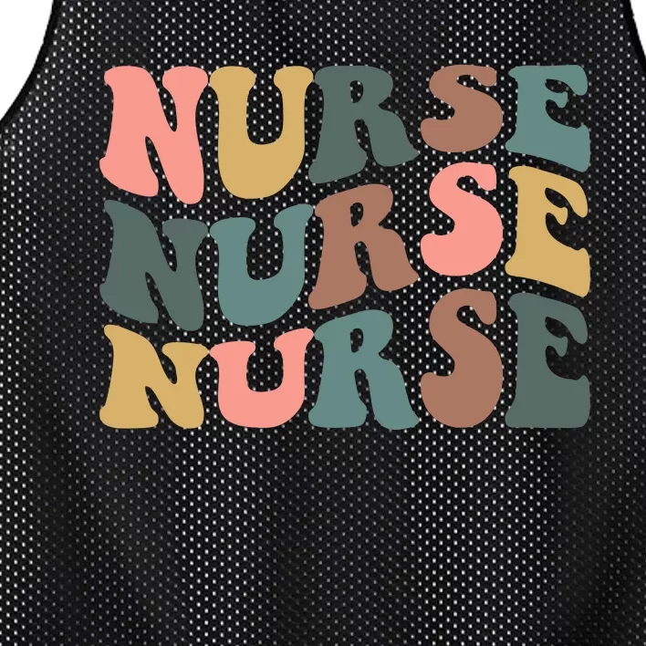 Nurse, Retro Nurse Mesh Reversible Basketball Jersey Tank