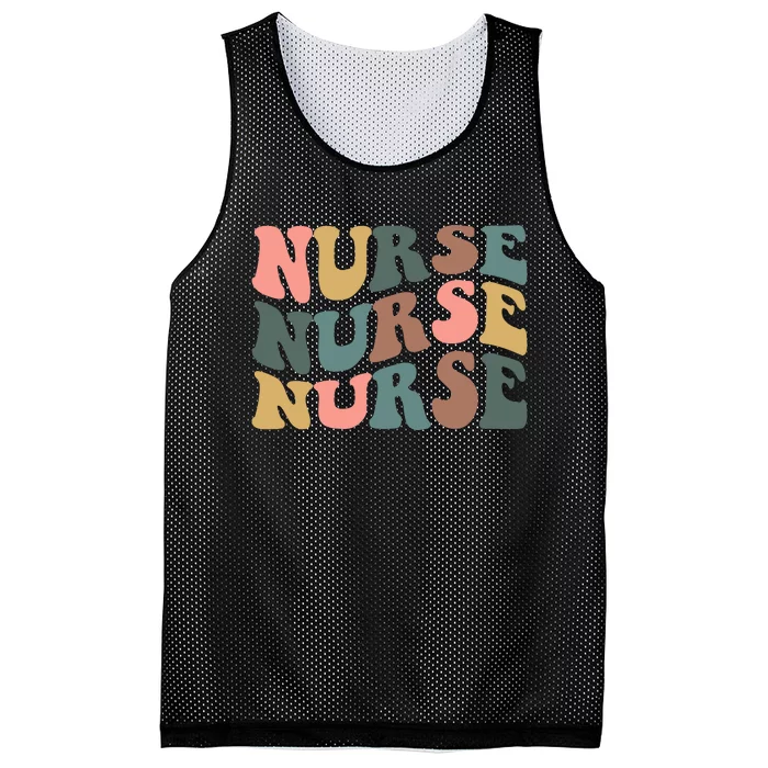 Nurse, Retro Nurse Mesh Reversible Basketball Jersey Tank