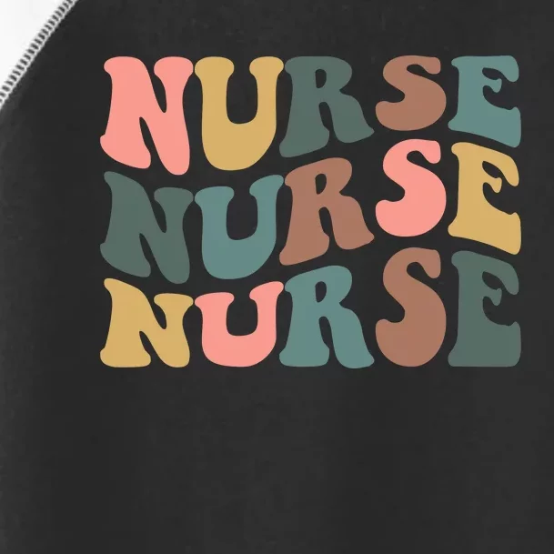 Nurse, Retro Nurse Toddler Fine Jersey T-Shirt