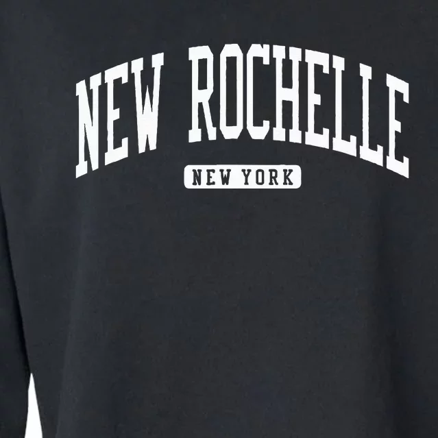 New Rochelle New York NY College University Style Cropped Pullover Crew