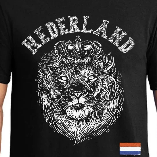 Nederland Reto Netherlands Lion Holland Dutch Pajama Set