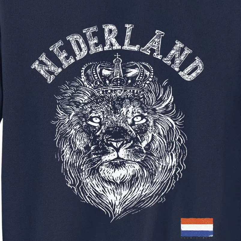 Nederland Reto Netherlands Lion Holland Dutch Tall Sweatshirt