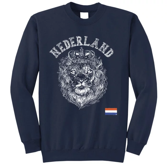 Nederland Reto Netherlands Lion Holland Dutch Tall Sweatshirt