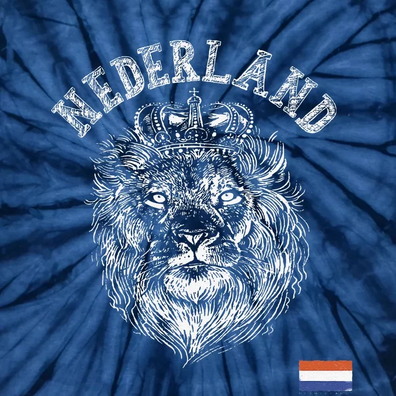 Nederland Reto Netherlands Lion Holland Dutch Tie-Dye T-Shirt