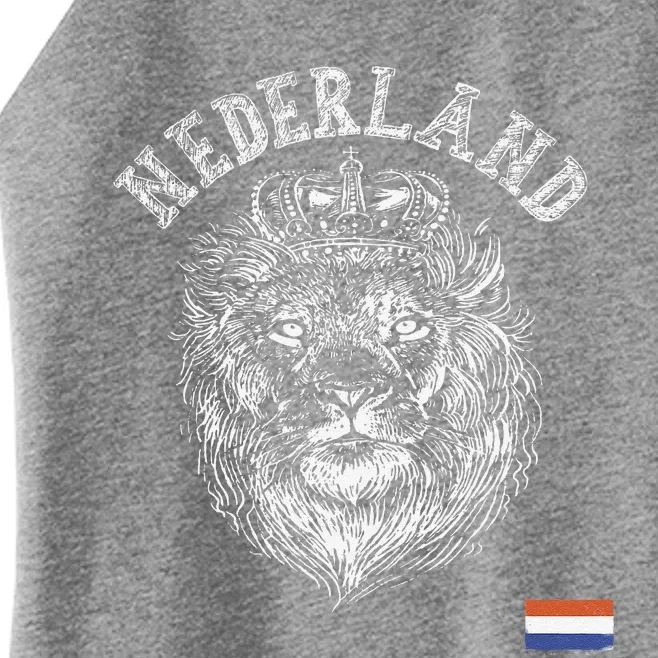 Nederland Reto Netherlands Lion Holland Dutch Women’s Perfect Tri Rocker Tank