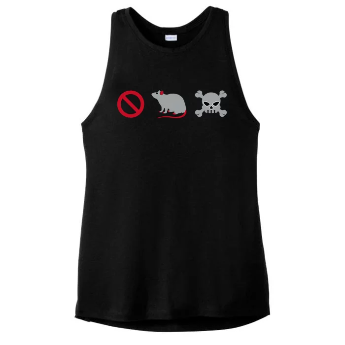 No Rat P.O.I.S.O.N Ladies Tri-Blend Wicking Tank