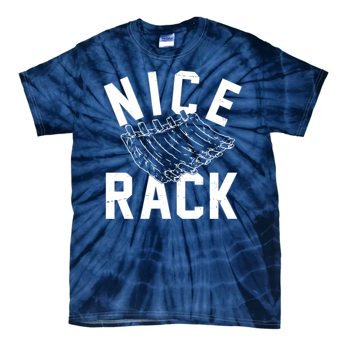 Nice Rack Ribs Bbq Lover Funny Tie-Dye T-Shirt