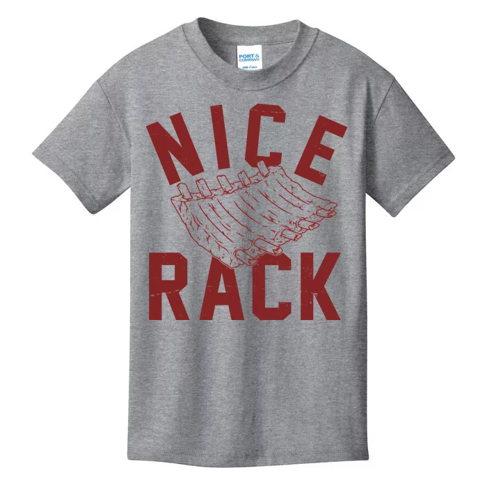 Nice Rack Ribs Bbq Lover Funny Kids T-Shirt