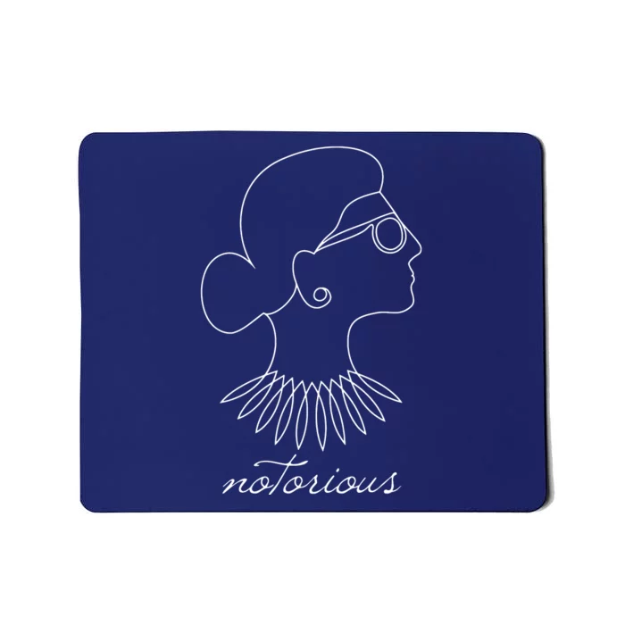 Notorious Rbg Ruth Bader Ginsburg Supreme Justice Drawing Mousepad