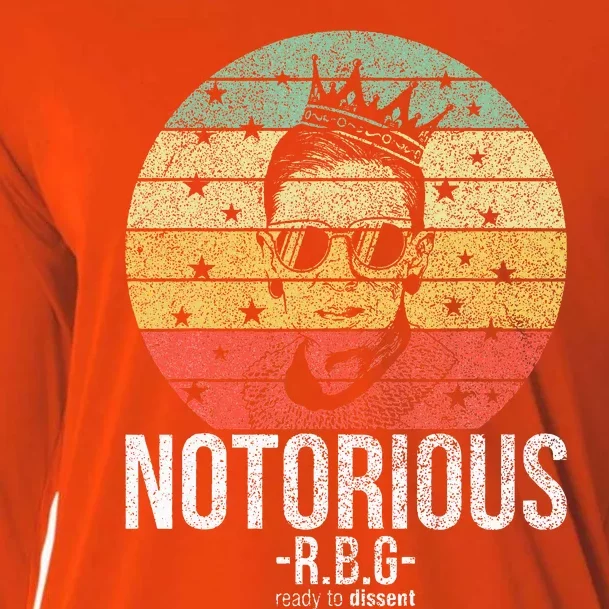 Notorious RBG Ruth Bader Ginsburg Political Feminist Cooling Performance Long Sleeve Crew