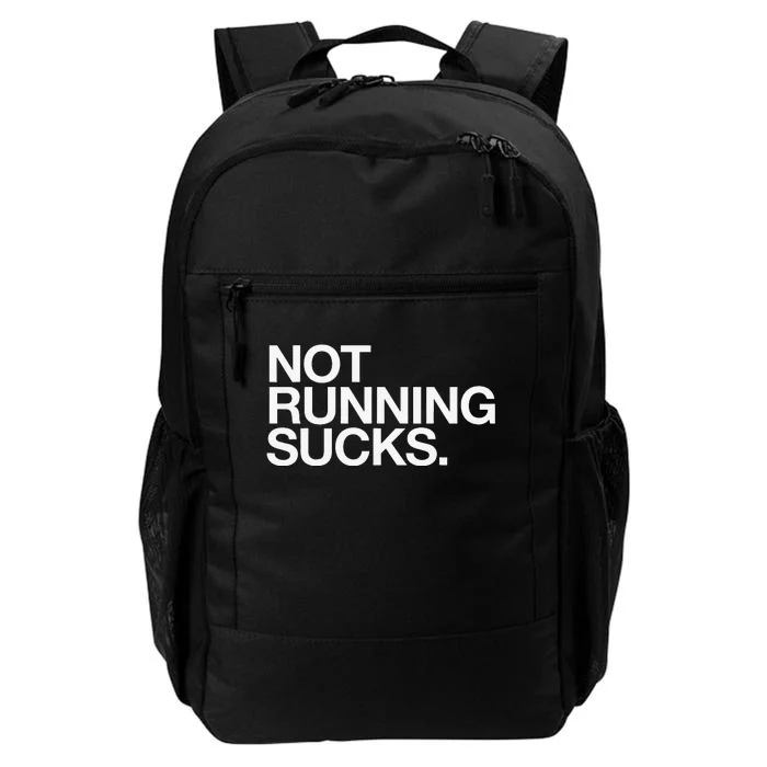 NOT RUNNING SUCKS Funny Runner Jogging Jogger Fitness Race Daily Commute Backpack