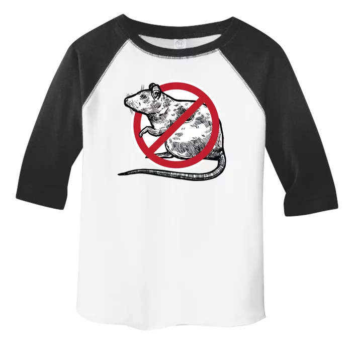 No Rat Sign Stop Snitching Pest Control Cool Novelty Funny Gift Funny Gift Toddler Fine Jersey T-Shirt