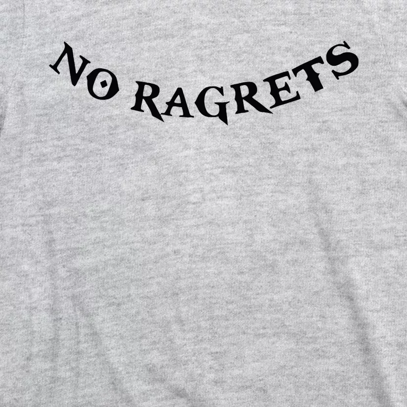 No Ragrets Tattoo Funny Punk White Trash Trailer Park T-Shirt