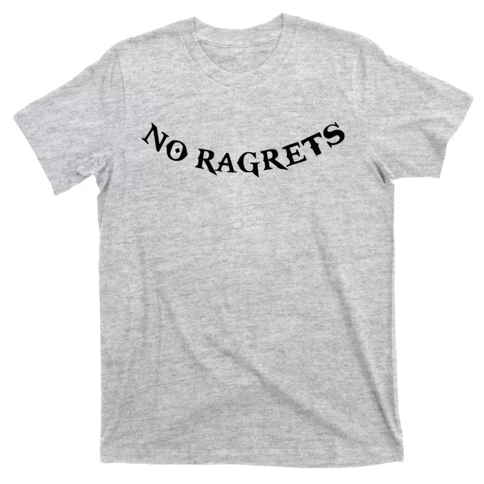 No Ragrets Tattoo Funny Punk White Trash Trailer Park T-Shirt