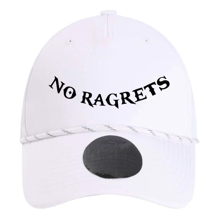 No Ragrets Tattoo Funny Punk White Trash Trailer Park Performance The Dyno Cap