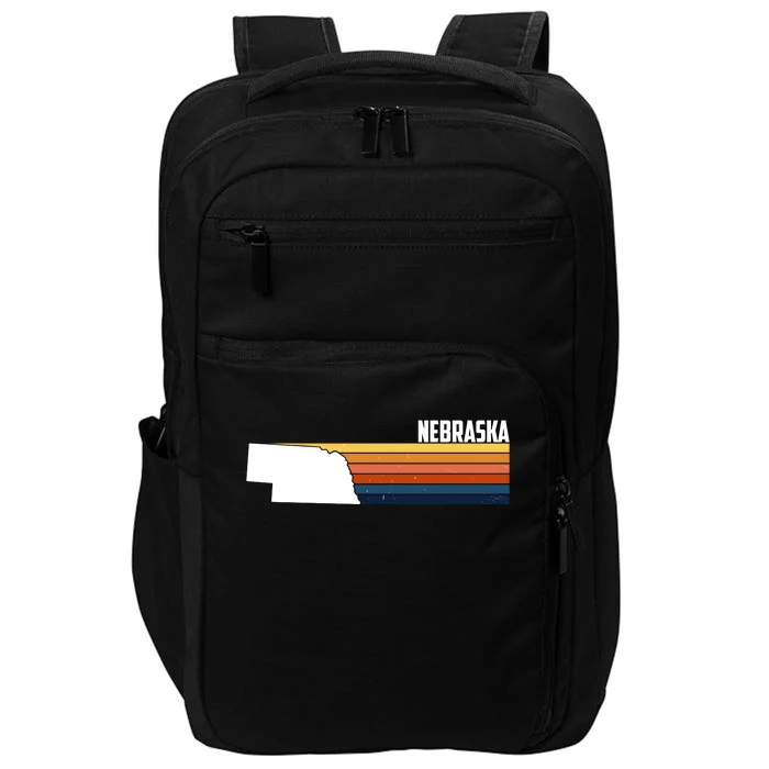 Nebraska Retro United States Impact Tech Backpack