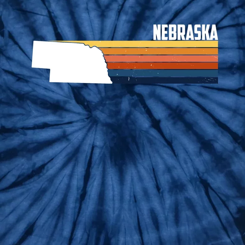 Nebraska Retro United States Tie-Dye T-Shirt