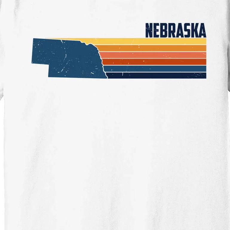 Nebraska Retro United States Premium T-Shirt