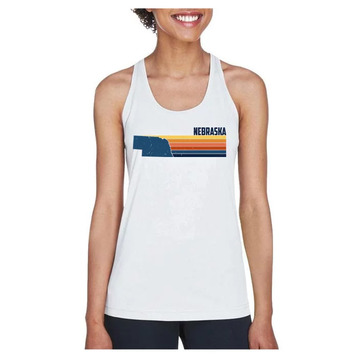 Nebraska Retro United States Women's Racerback Tank