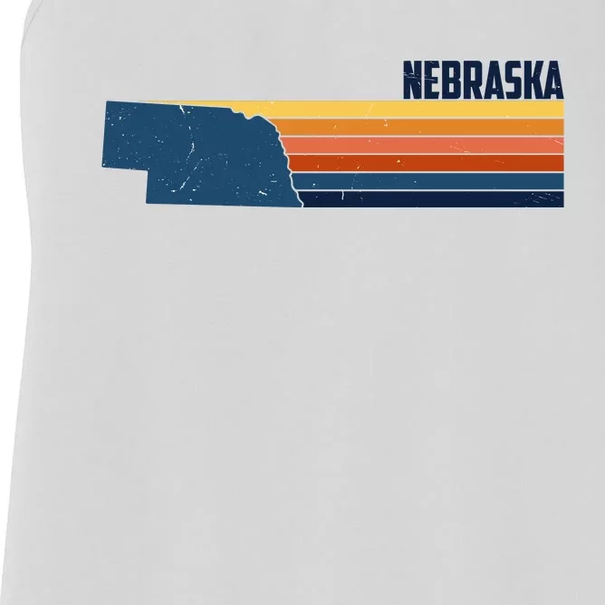 Nebraska Retro United States Women's Racerback Tank