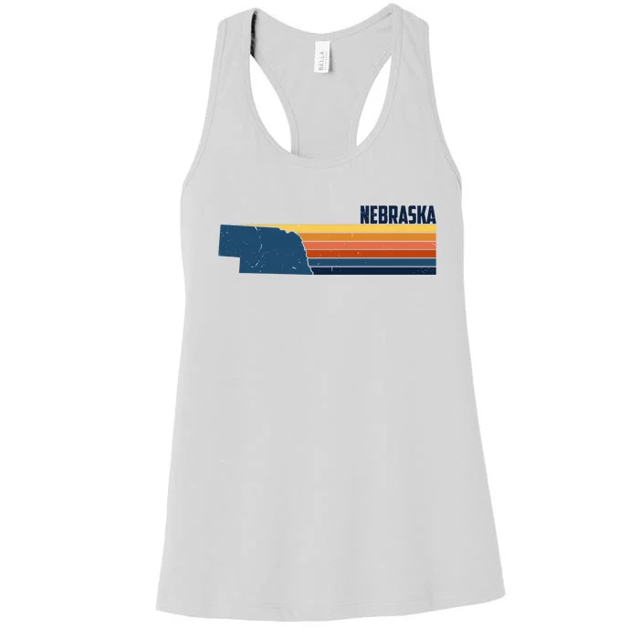 Nebraska Retro United States Women's Racerback Tank