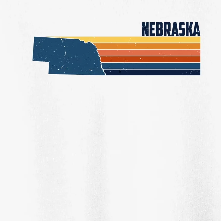 Nebraska Retro United States Toddler T-Shirt