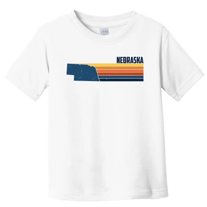 Nebraska Retro United States Toddler T-Shirt