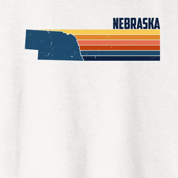 Nebraska Retro United States Women's Crop Top Tee