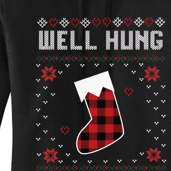 Nice Rack Well Hung Ugly Sweater Fun Couples Christmas Women's Pullover Hoodie