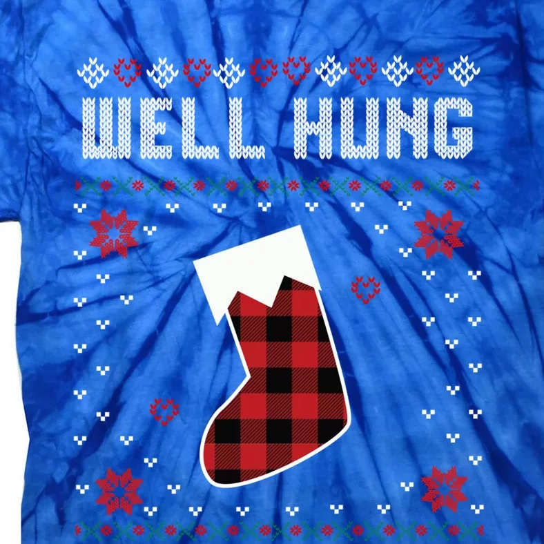 Nice Rack Well Hung Ugly Sweater Fun Couples Christmas Gift Tie-Dye T-Shirt