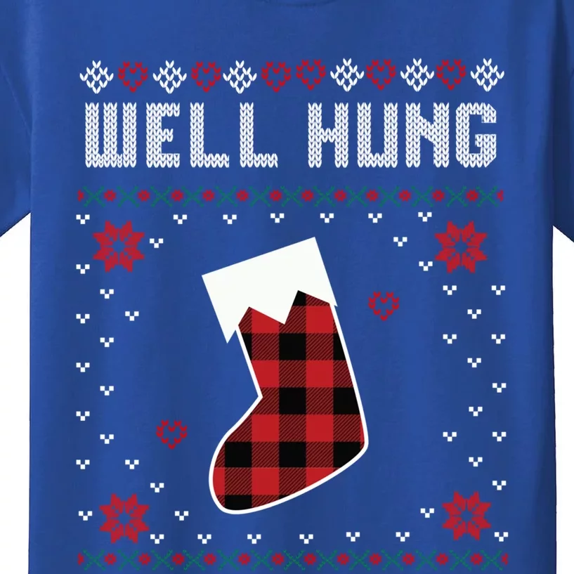 Nice Rack Well Hung Ugly Sweater Fun Couples Christmas Gift Kids T-Shirt