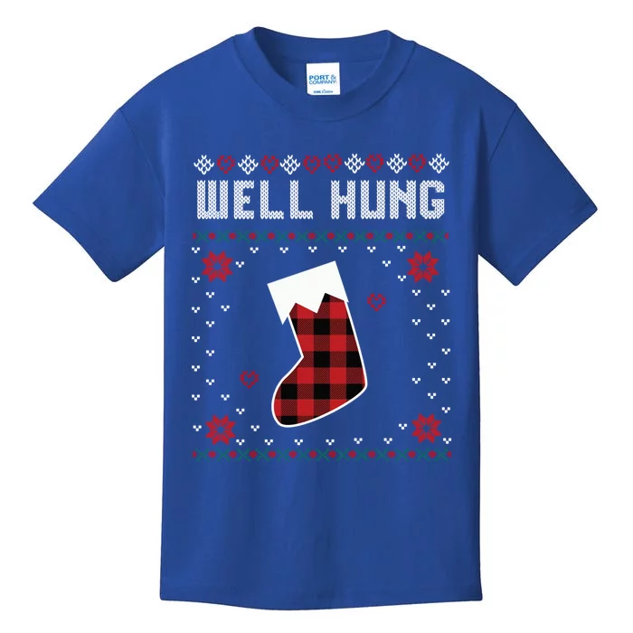 Nice Rack Well Hung Ugly Sweater Fun Couples Christmas Gift Kids T-Shirt