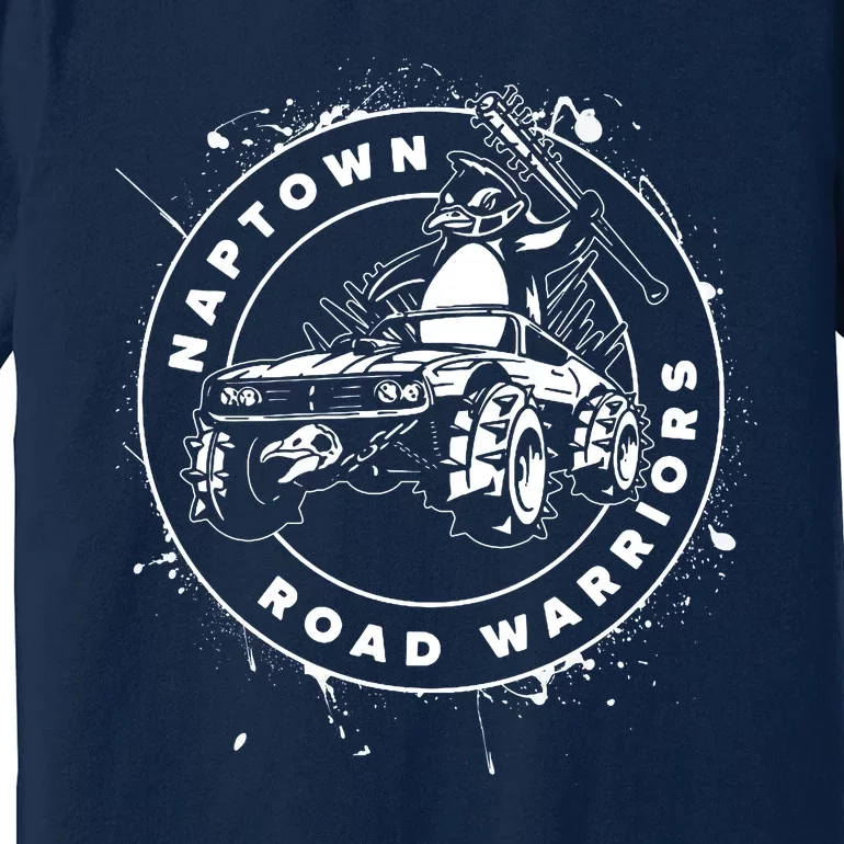 Naptown Road Warriors Penguin Mascot Premium T-Shirt