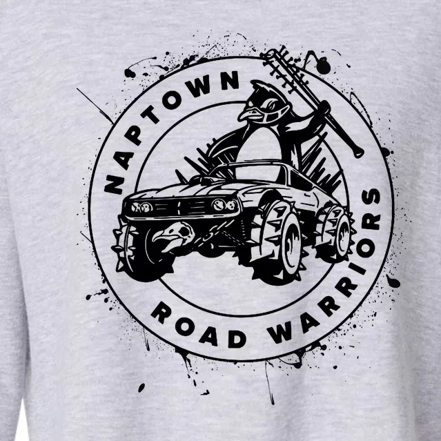 Naptown Road Warriors Penguin Mascot Cropped Pullover Crew