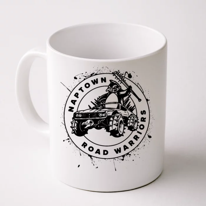 Naptown Road Warriors Penguin Mascot Front & Back Coffee Mug