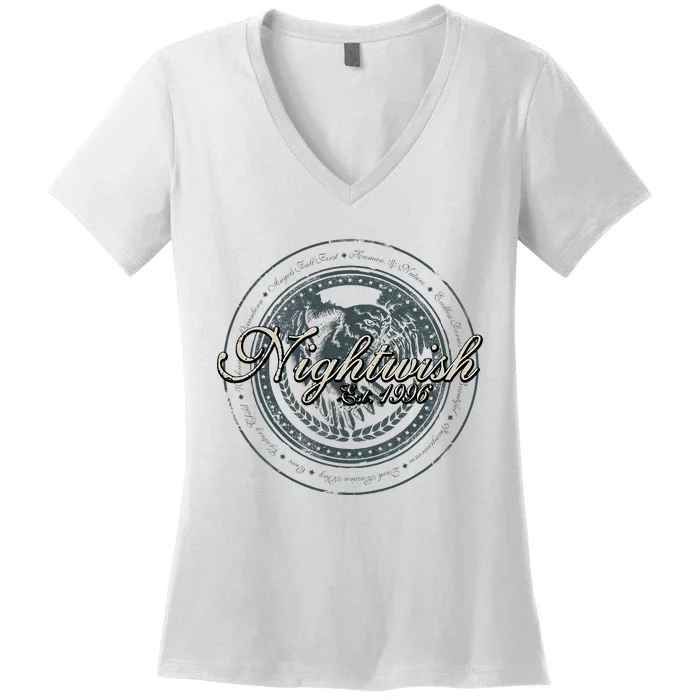 Nightwish Since 1996 Women's V-Neck T-Shirt