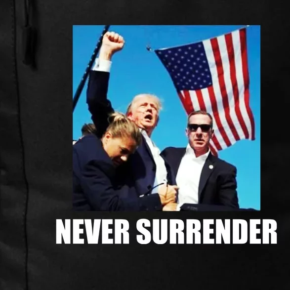 Never Surrender 2024 Take America Back Pennsylvania Rally Shooting Daily Commute Backpack