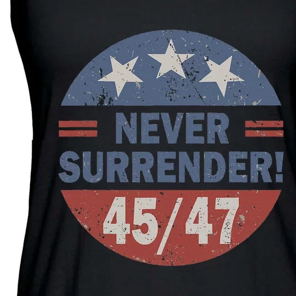 Never Surrender 4547 Ladies Essential Flowy Tank