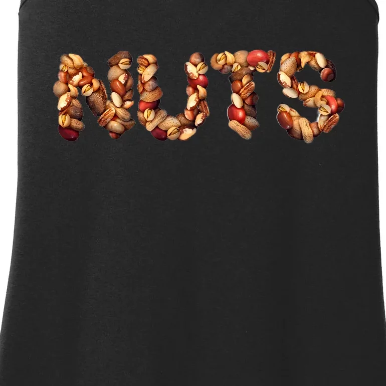 Nuts Symbol As Letters Ladies Essential Tank