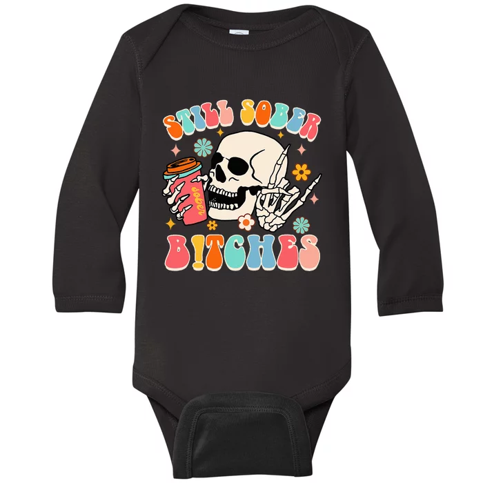 Normalize Sobriety Addiction Recovery Still A Sober Life Baby Long Sleeve Bodysuit