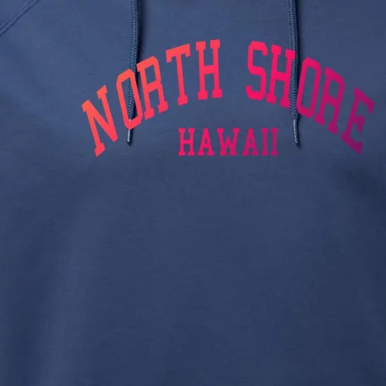 North Shore Aloha Hawaii Tribe Beach Gift Performance Fleece Hoodie