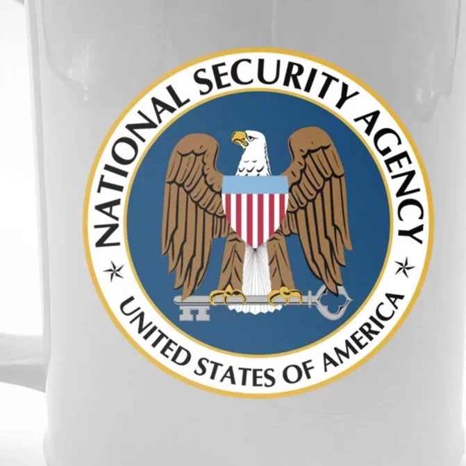 National Security Agency Nsa Military Intelligence Spy Eagle Meaningful Gift Front & Back Beer Stein