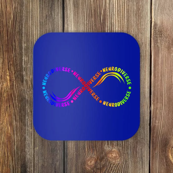 Neurodiverse Spectrum Autism Awareness Infinity Autistic Great Gift Coaster