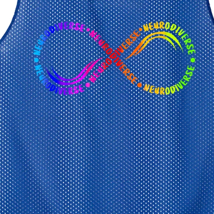 Neurodiverse Spectrum Autism Awareness Infinity Autistic Great Gift Mesh Reversible Basketball Jersey Tank