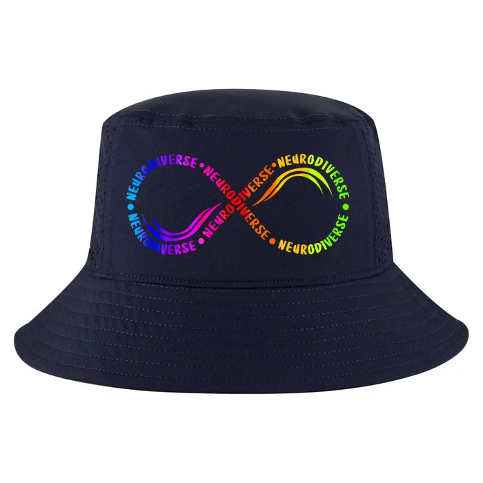 Neurodiverse Spectrum Autism Awareness Infinity Autistic Great Gift Cool Comfort Performance Bucket Hat